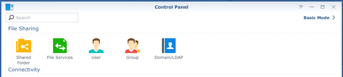 synology user management, control panel, dsm6