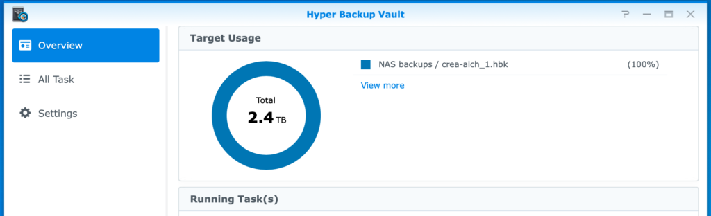 synology, hyper backup vault, dsm6