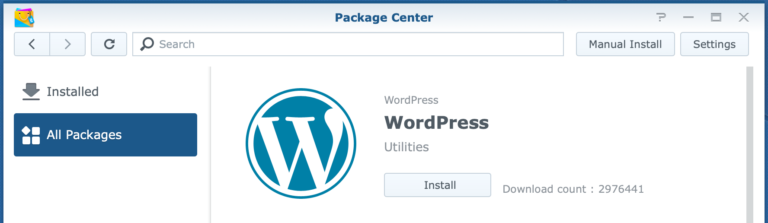 Successfully Install WordPress On Synology NAS (part 1) - Storage Alchemist