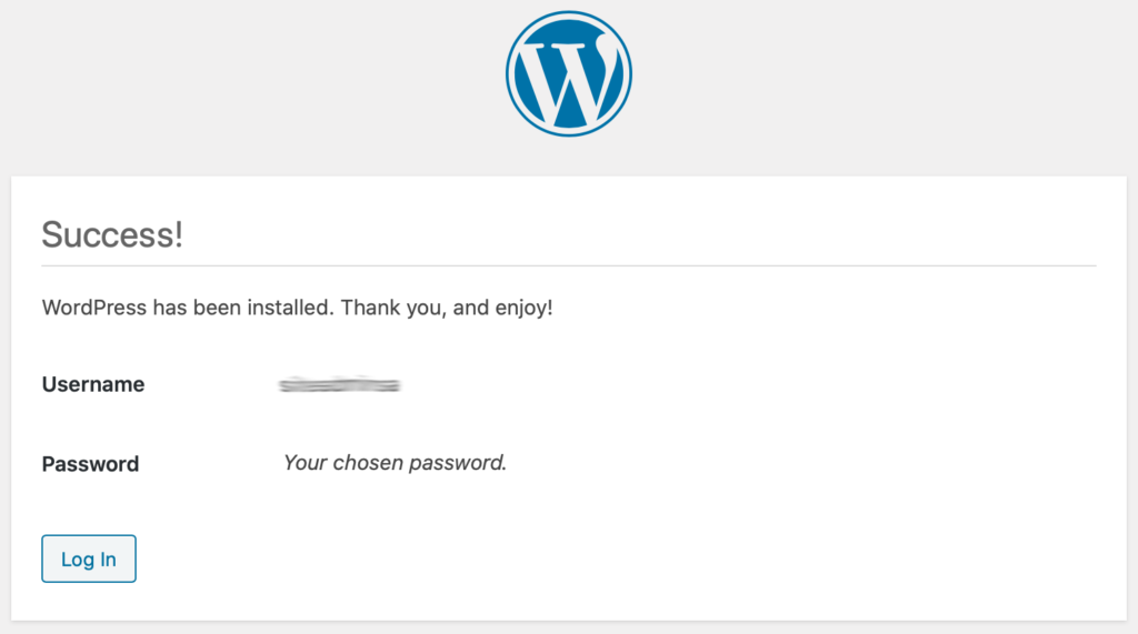 Installation successful. Настроить yclid WORDPRESS.