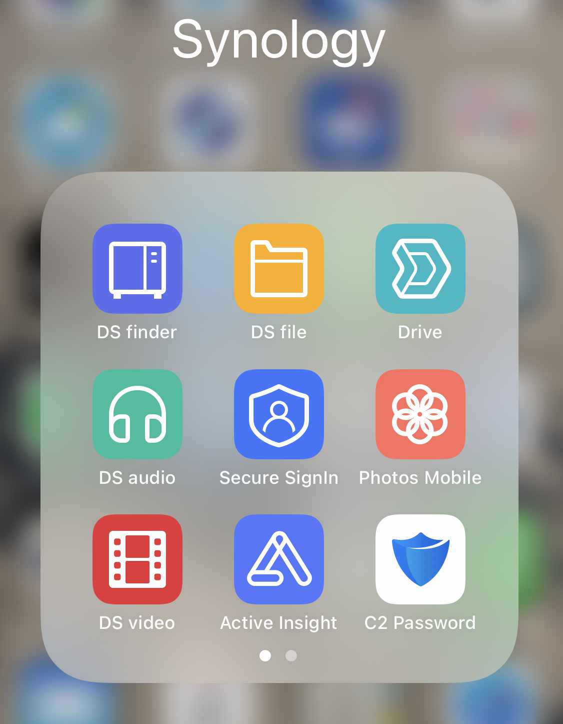 Synology mobile apps, iOS