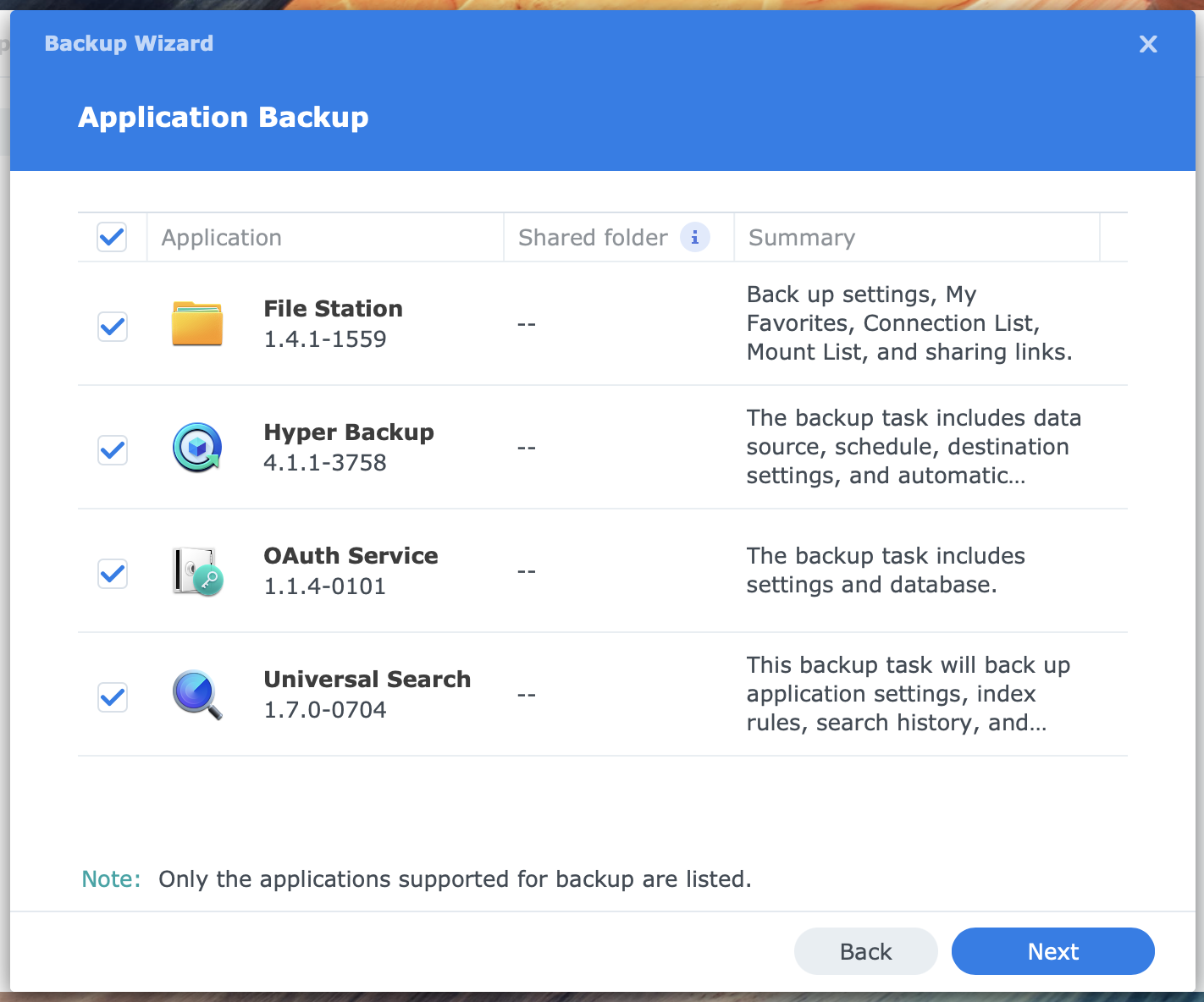 synology, hyper backup 4, backup packages, dsm7.2